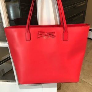 Kate Spade Large Coral Tote Bag